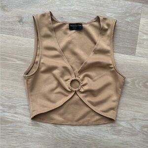 White Fox crop top